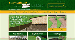 Desktop Screenshot of lawnedgingkc.com